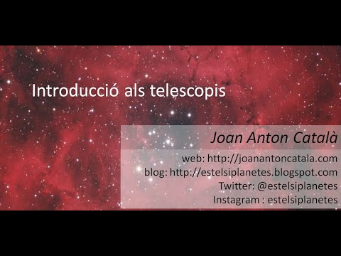 Vídeo: Triar El Primer Telescopi