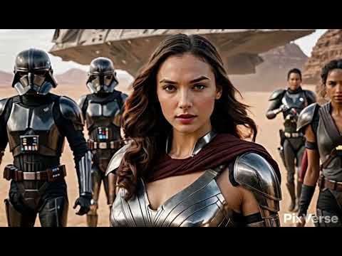 4K Realistic / Gal Gadot wonder Woman in Star Wars