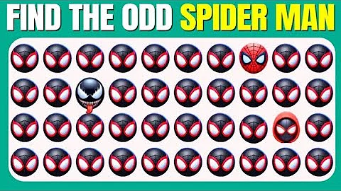 Find The Odd Spiderman | Marvel Spider-Man 2 Game Edition Quiz 🕷️🦸 | Daily Quizzes
