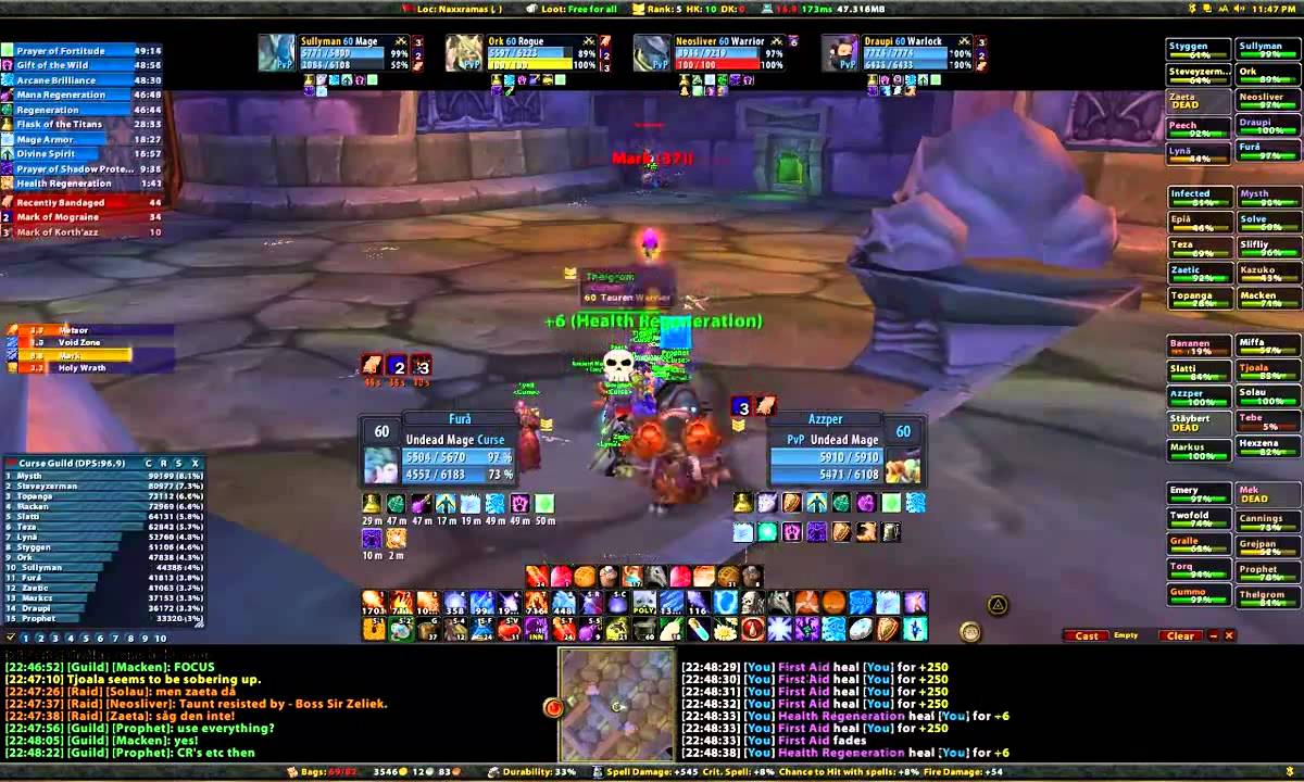 Four Horsemen Vs Curse - Naxxramas 40 (HD002)