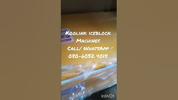 60blocks twice production daily Ice block machine.Visit us today or call/whatsApp 080-6032 4015.