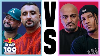 SSIO & Pete Boateng VS XATAR & Scoosy | Rap Duell #5 | Red Bull Rap Einhundert