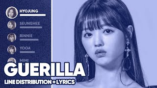 Oh My Girl - Guerilla (Line Distribution + Color Coded) Patreon Requested