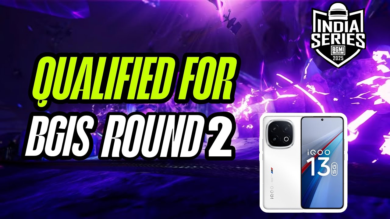 BGIS ROUND 2 QUALIFIED || BGMI SCRIMS LIVE || IQOO 13 BGMI GAMEPLAY ...