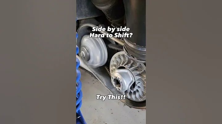 Hard To Shift Belt Drive UTV? #utv #maintenance #shorts