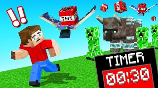 Minecraft,But Every Minute There's Random Chaos!