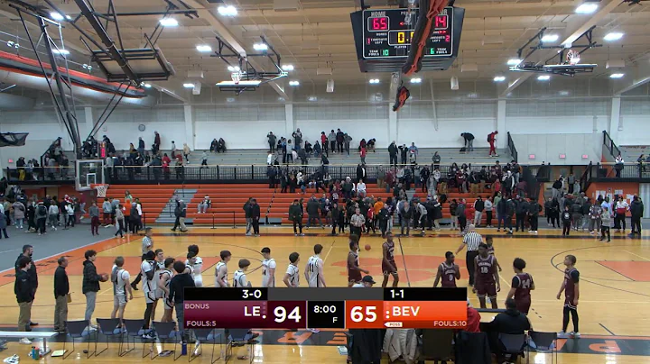 Lynn English vs Beverly High School Boys Basketbal...
