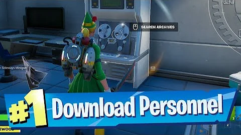 Download personnel files from the old IO servers Location - Fortnite