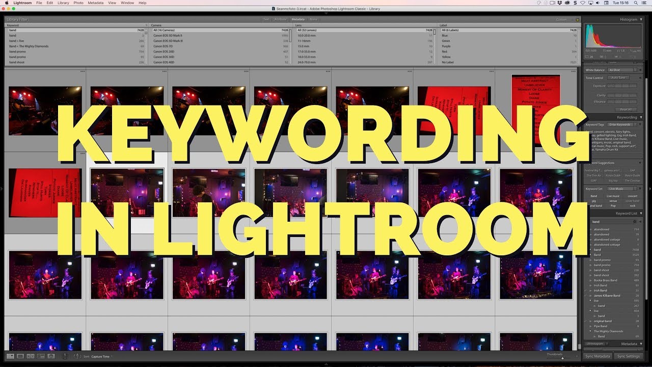An overview of Keywording in Lightroom Classic & earlier.