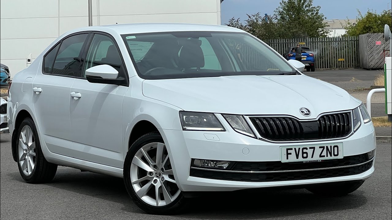FV67ZNO Skoda Octavia 2.0TDI SE L Moon White Metallic