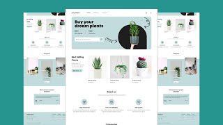 Master Creating an E-Commerce Plant Shop Website with HTML and CSS - Selling & About Section