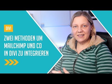 DIVI TUTORIAL ?‍? Wie du Mailchimp, Activecampaign und Co. in Divi integrieren kannst