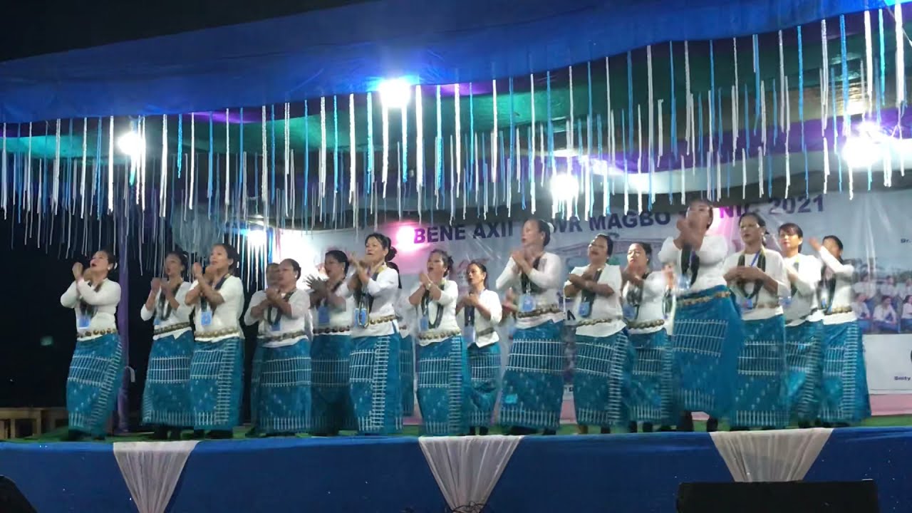 Ngo ja leken go ||dance by Bene anyi abir party|| ||Galo dance||