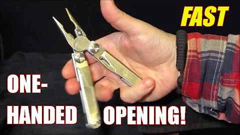 Trick, One-Handed Opening of Leathermans into the IN-USE Hand Grip: HOWTO!