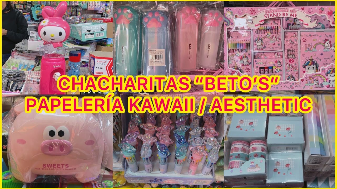 Chacharitas “Beto’s” papelería aesthetic CDMX MAYOREO excelentes precios😱🥰