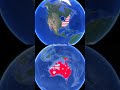 Evolution of Australia &amp; United States #maps #history #historymap