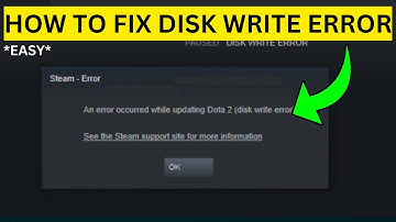 How To Fix Disk Write Error On Steam(EASY)