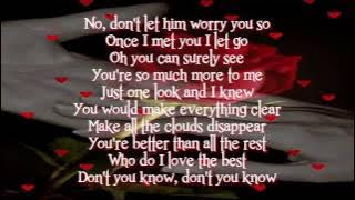 Jets - You Got It All - Lyrics