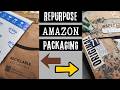 AMAZON Packaging Repurposed for Junk Journal Stuff #junkjournal #artjournal #junkjournalideas