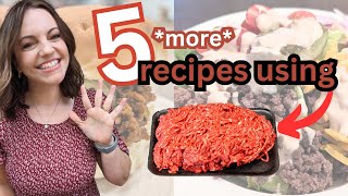 5 *MORE* Ground Beef recipes! SO GOOD!