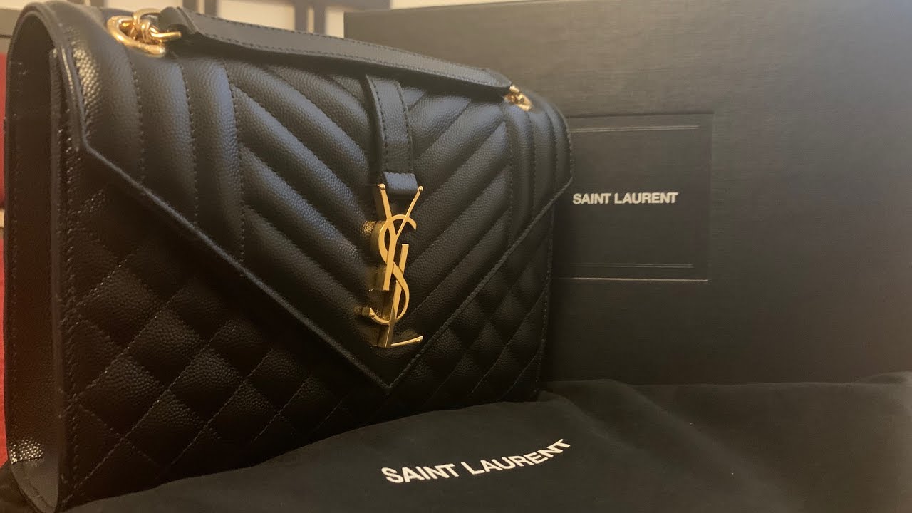 Saint Laurent Envelope Medium Bag - YouTube