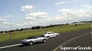 Dragrace: BMW Z8 vs BMW E46 M3!