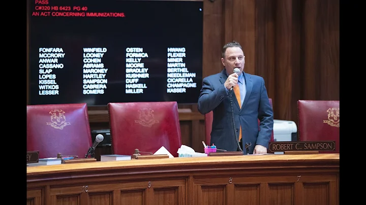 State Senator Rob Sampson updates Todd Feinburg after a busy week at the State Capitol 4-30-21