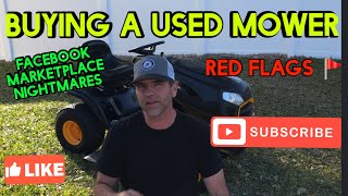 Used mower buyers guide. Tips and advice from a professional mechanic and reseller.