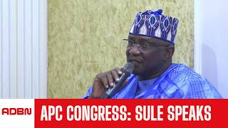 Gov.  Abdullahi Sule Sets High Standards for Nasarawa APC Congresses
