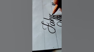 amazing English handwriting | English cursive writing calligraphy 🖤 Faheem 💕#shorts #viral #writing