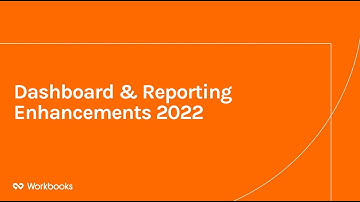 Dashboard and Reporting Enhancements 2022