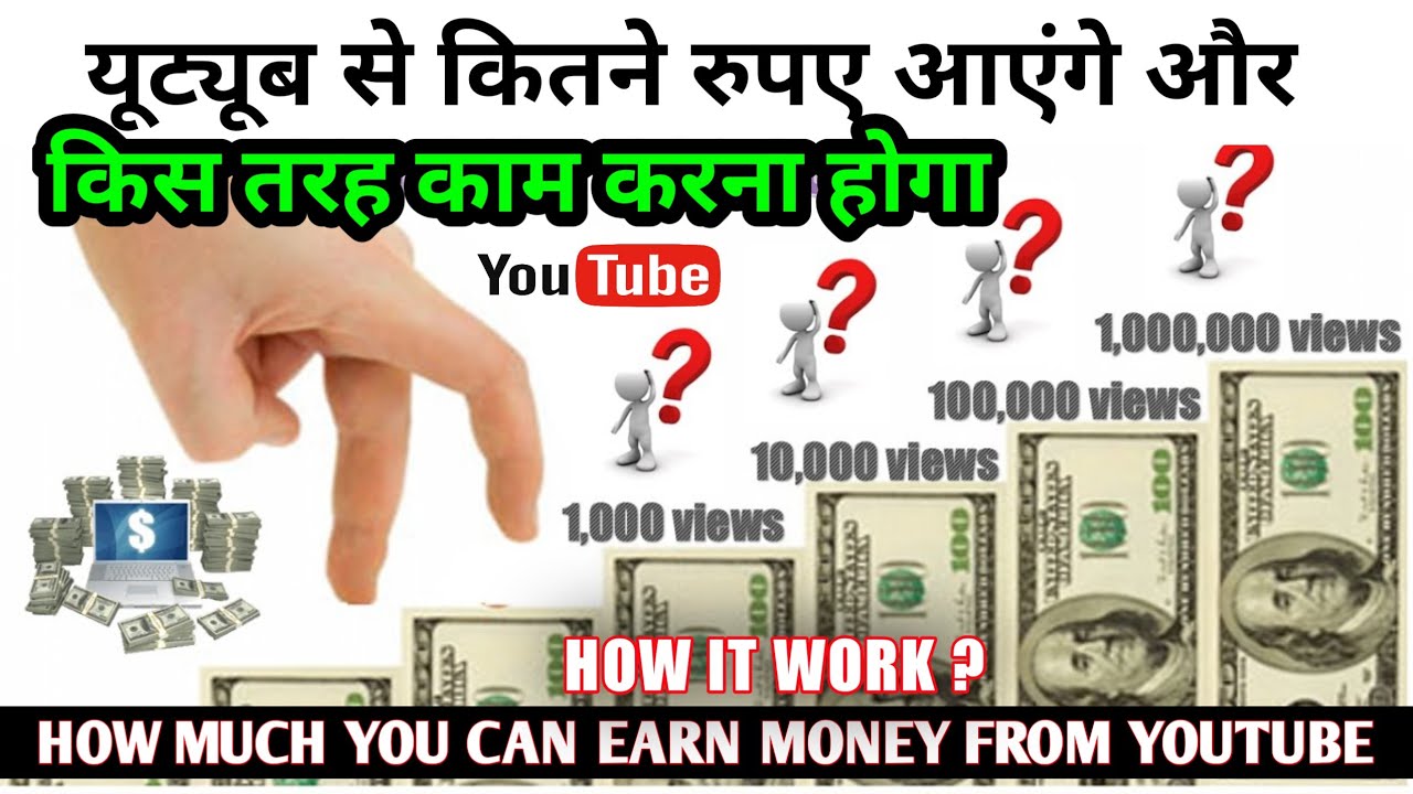 Earn on youtube anonymously. Youtube views money.
