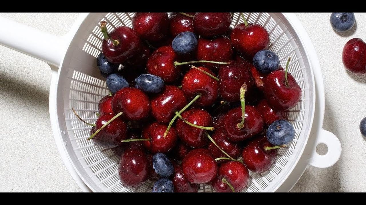 A few savory ways to use up cherries and blueberries