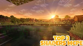 Minecraft PE - Top 3 BEST Shaders 2019 MCPE 1.14/1.14.1 Texture PACK For MCPE 1.14.2.50 SHADERS PACK