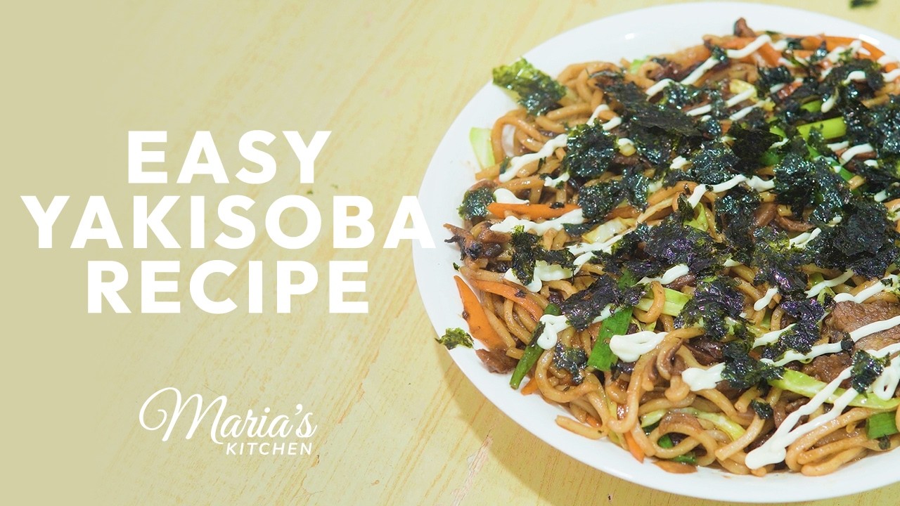 Easy Yakisoba Recipe At Home | Homemade Japanese Yakisoba
