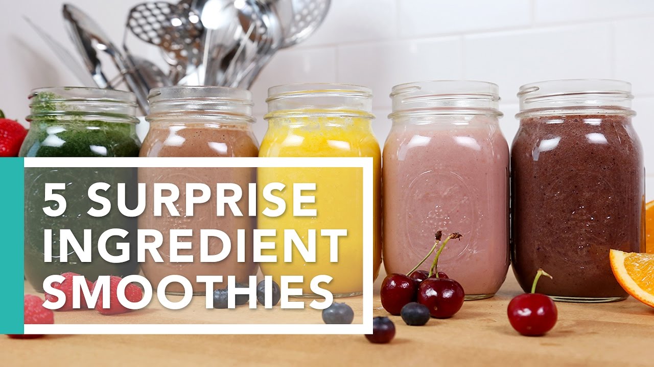 5 Surprise Ingredient Smoothies | Better Breakfasts | The Domestic Geek