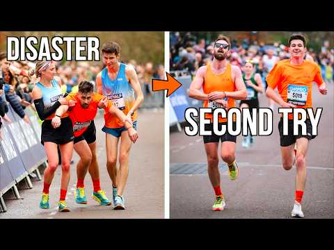 2 years ago I collapsed at Bath, so we tried again - Half Marathon PB attempt