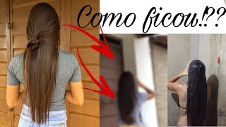 Lavando Meu Cabelo Pela Primeira Vez Depois Do Alisamento, Como Ficou??