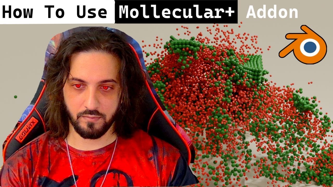 Как установить и использовать дополнение Molecular+ для Blender