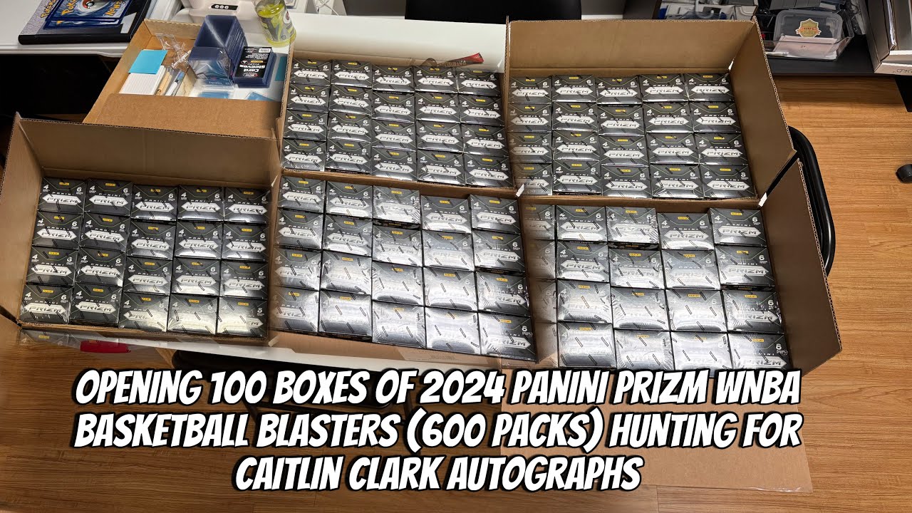 Can we pull a Caitlin Clark Autograph from opening 100 2024 Panini Prizm WNBA Basketball Blasters?