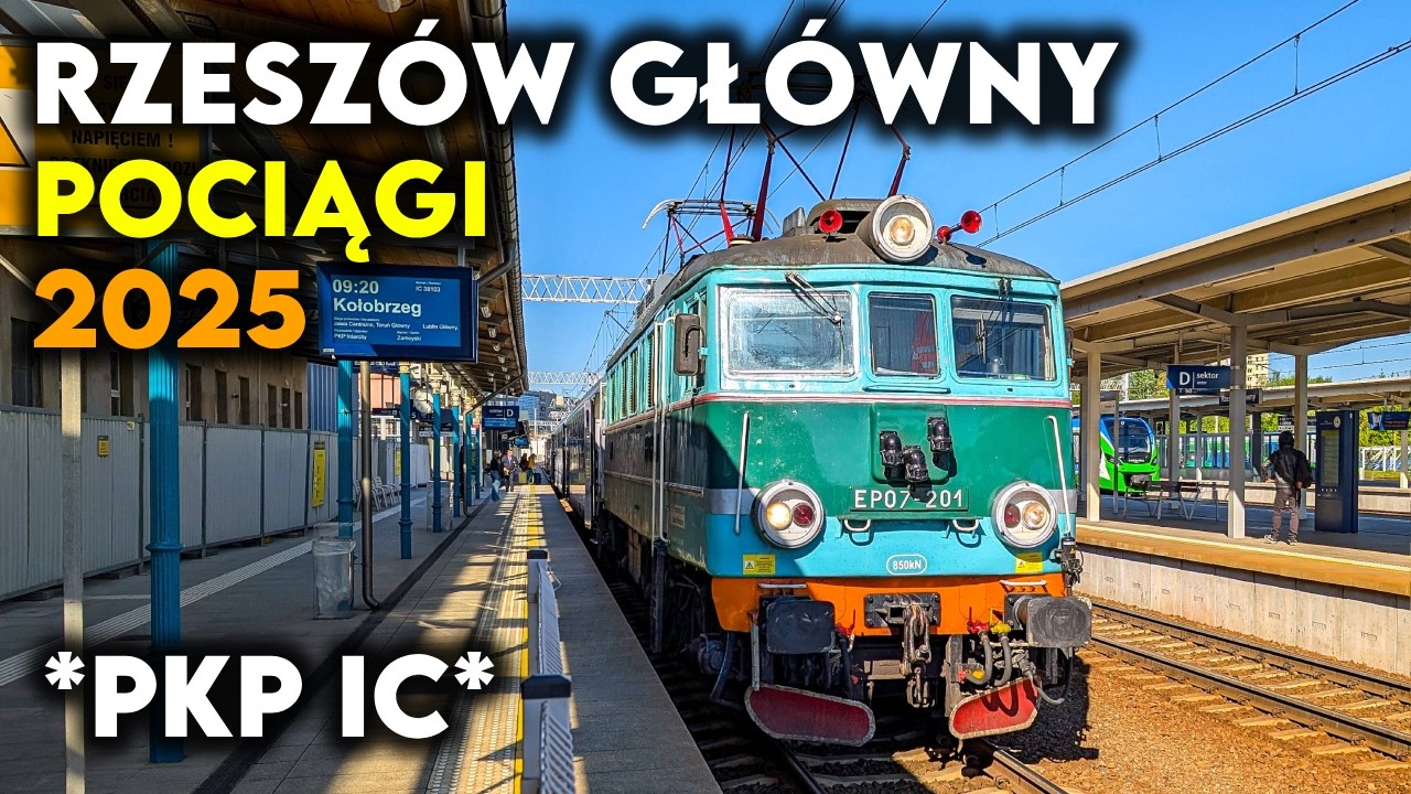 Pociągi Rzeszów Główny Czerwiec 2025 - IC Przemyślanin, IC Smok Wawelski, IC Rozewie, IC Galicja
