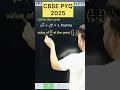 For the curve √𝑥+√𝑦=1,find the value of 𝑑𝑦/𝑑𝑥 at the point (1/9,1/9) #cbse2026 #maths #class12
