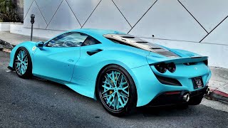 The brand new ferrari f8 already gets a makeover! these things are
barely on streets here and now we have changed its color added custom
forg...