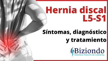 ¿Cuáles son los síntomas de una hernia discal L5?