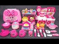 93 minutes satisfying with unboxing cute pink ice cream store cash register asmr  review toys