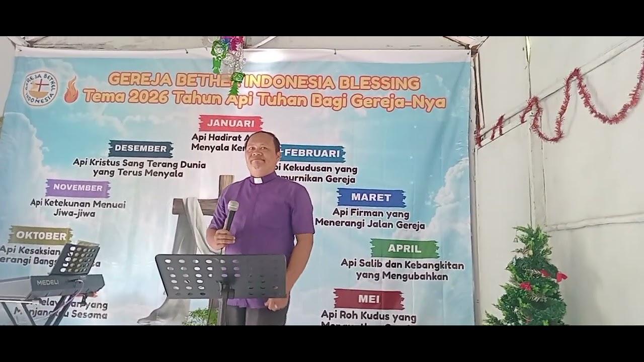 Kotbah Minggu, 11 Januari 2026: 