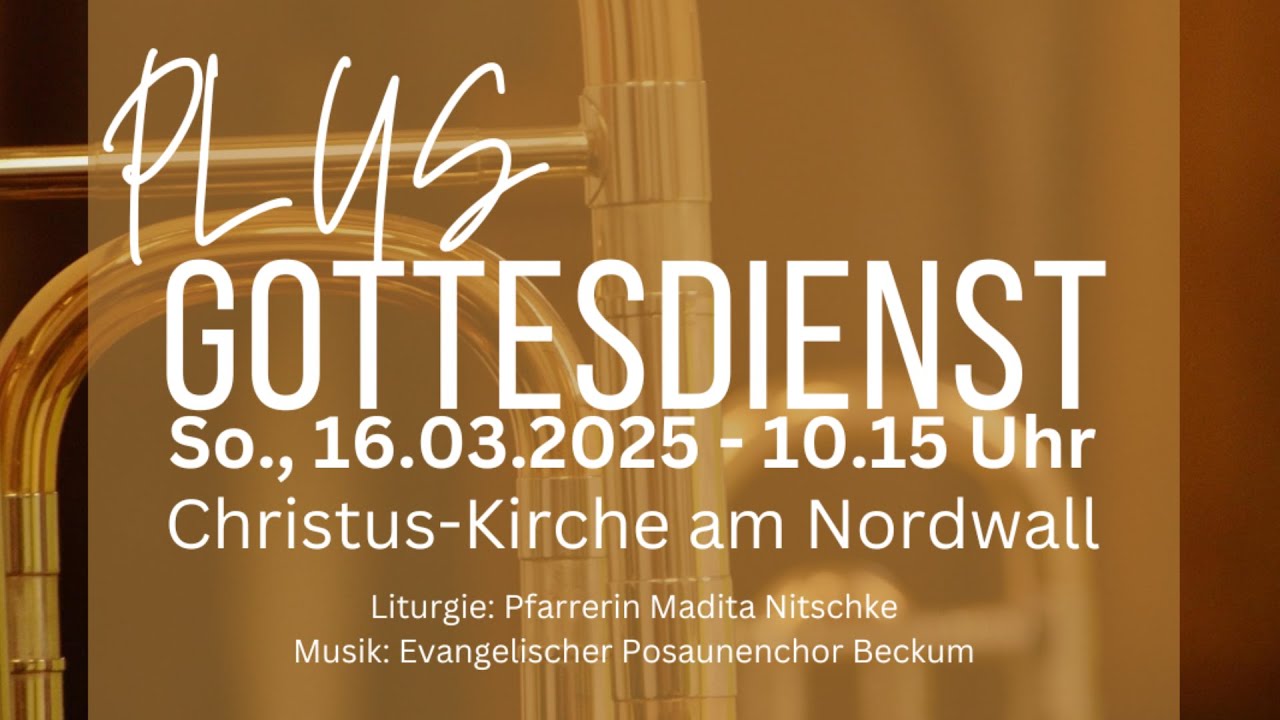 Ev. Gottesdienst am Sonntag Reminiszere 2025 - YouTube