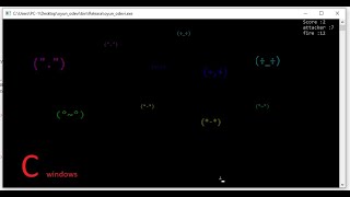 C battlespace game  _ C ile basit bir oyun    لعبة حرب الفضاء بلغة  ال  C screenshot 4