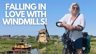 BICYCLE TOURING IN THE NETHERLANDS | impressions of a day on the bike - with windmills!
