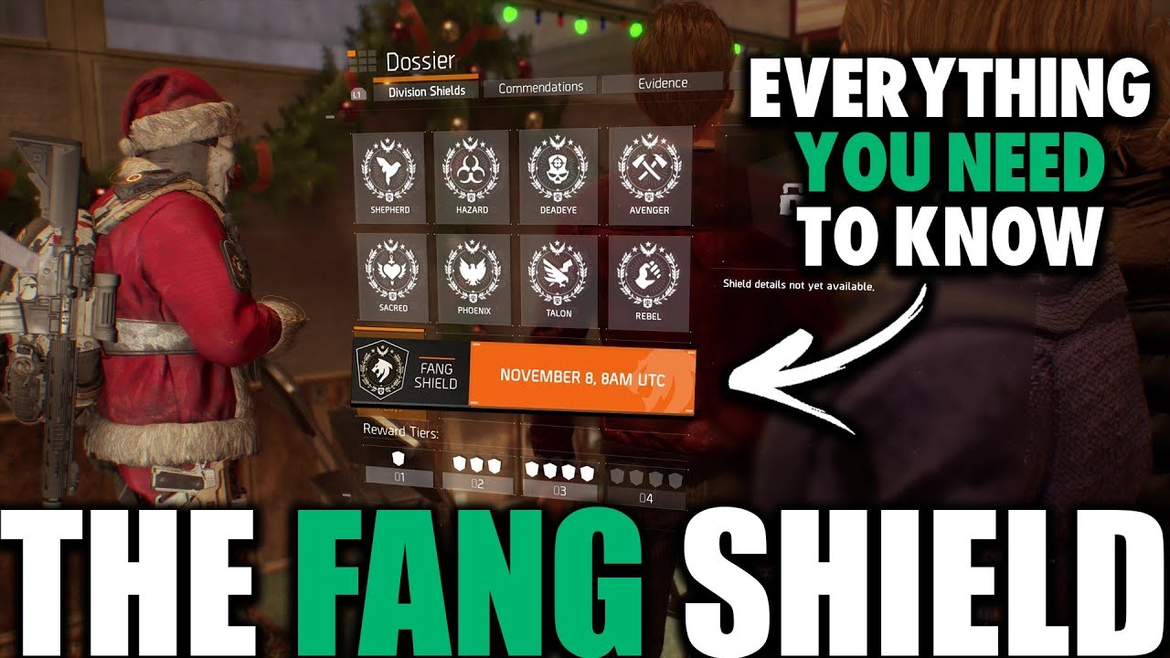 DIVISION SHIELD FANG & EVERYTHING YOU WANT TO KNOW TO UNLOCK IT THE ...